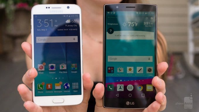 LG G4 против Samsung Galaxy S6: сравнение интерфейсов и удобности в использовании