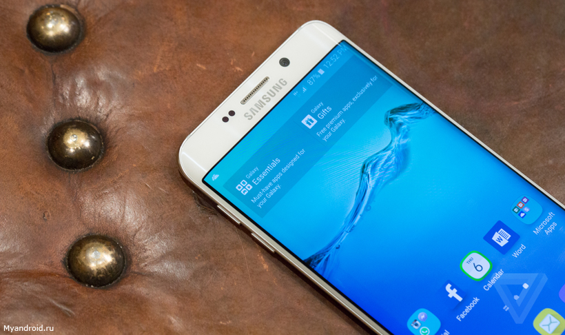 Как сделать скриншот на Samsung Galaxy S6 edge+