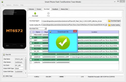 SP Flash Tool: прошивка Android-устройств на базе процессоров Mediatek